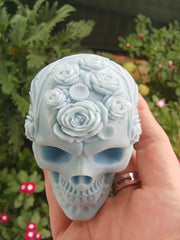 large Skull with Roses