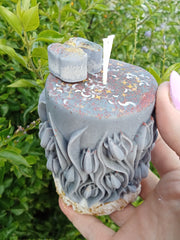 Large Tulip candle