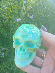 large Skull with Roses