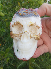 large Skull with Roses