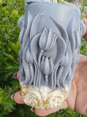 Large Tulip candle
